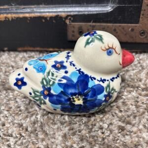 Polish Pottery Duck/Bird figurine
